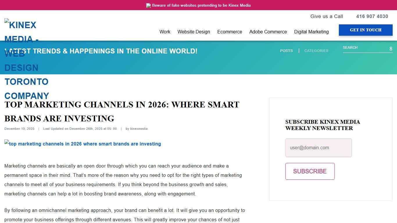 Top Marketing Channels in 2026 Where Smart Brands Are Investing