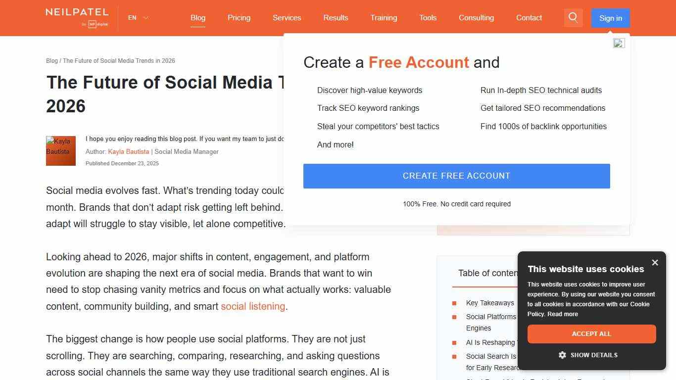 The Future of Social Media Trends in 2026 Neil Patel