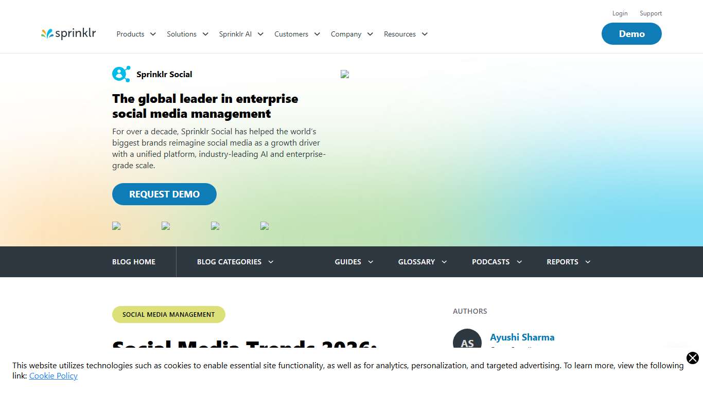 Social Media Trends to Strategize Your Year (2026) Sprinklr